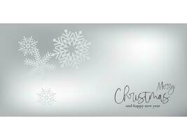 Merry Christmas and happy new year card design vector