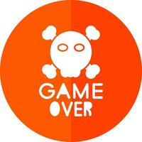 Game Over Vector Icon Design