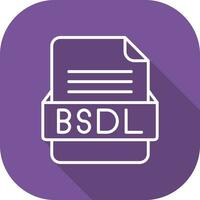 BSDL File Format Vector Icon