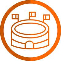 diseño de icono de vector de estadio