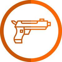 diseño de icono de vector de pistola