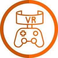 Vr Game Vector Icon Design