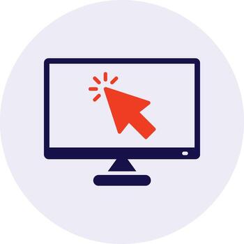 Computer Vector Icon