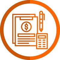 Budgeting Vector Icon Design