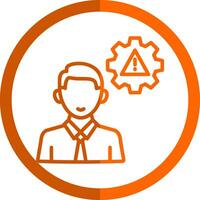 Risk Management Vector Icon Design