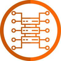 Organizational Structure Vector Icon Design