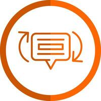 Feedback Loops Vector Icon Design
