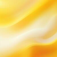 Yellow wavy abstract background for design. Generative AI photo