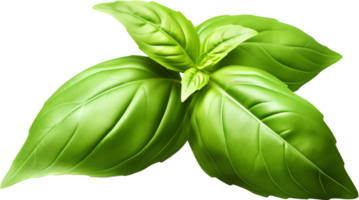 Basil png with AI generated.