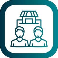 Market Segmentation Vector Icon Design