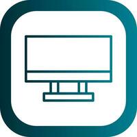 Monitor Screen Vector Icon Design