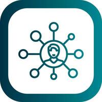 Networking Vector Icon Design