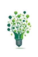 Light bulb  for idea info graphic ai generative png