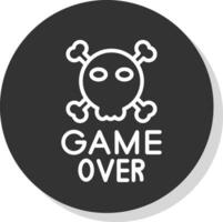 Game Over Vector Icon Design