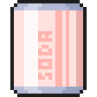 Pixel art soft drink can png