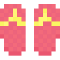 pixel arte rosa sandalo icona png