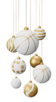 Golden Basketball Hanging Christmas Balls png