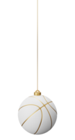 Basketball Hanging Christmas ball bauble png