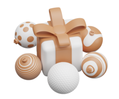 Golf Ball Weihnachten Geschenk png