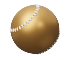 Gold Baseball bal Sport Ausrüstung png