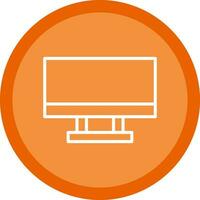 Monitor Screen Vector Icon Design