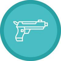 diseño de icono de vector de pistola