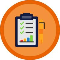 Performance Evaluation Vector Icon Design