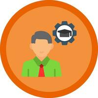 Knowledge Management Vector Icon Design