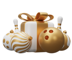 bowling palla Natale regalo png