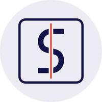 Dollar Symbol Vector Icon