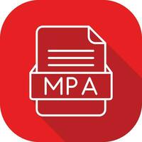 mpa archivo formato vector icono