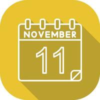 11 noviembre vector icono