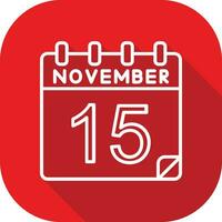 15 November Vector Icon