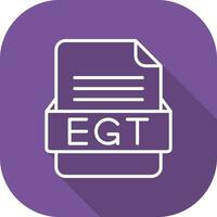 EGT File Format Vector Icon