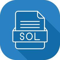 SOL File Format Vector Icon