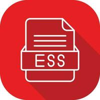 ESS File Format Vector Icon