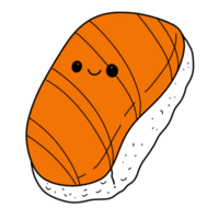 The illustration of a sushi png