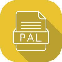 PAL File Format Vector Icon