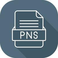 PNS File Format Vector Icon