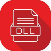 DLL File Format Vector Icon