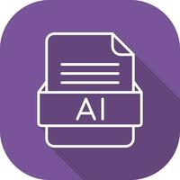 AI File Format Vector Icon