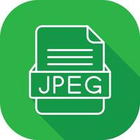 JPEG File Format Vector Icon