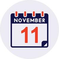 11 November Vector Icon