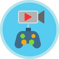 Live Stream Vector Icon Design