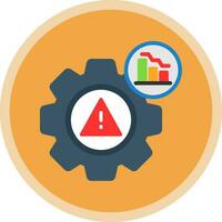 Risk Mitigation Vector Icon Design