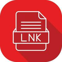 lnk archivo formato vector icono
