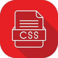 CSS File Format Vector Icon