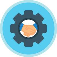 Strategic Partnerships Vector Icon Design