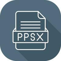 ppx archivo formato vector icono