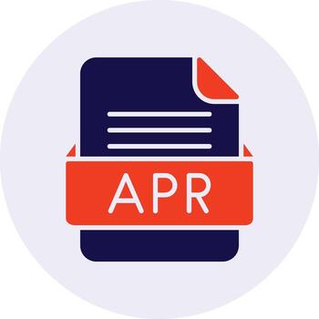APR File Format Vector Icon